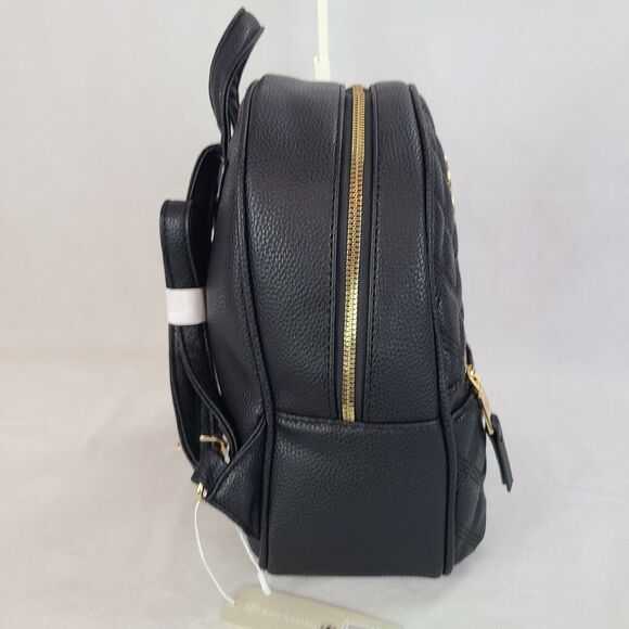 New DAISY FUENTES Black Diamond Quilted Backpack Handbag $88 main image 7